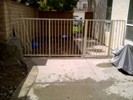 Dog gate finished