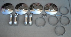 Euro headlight rings & hub caps