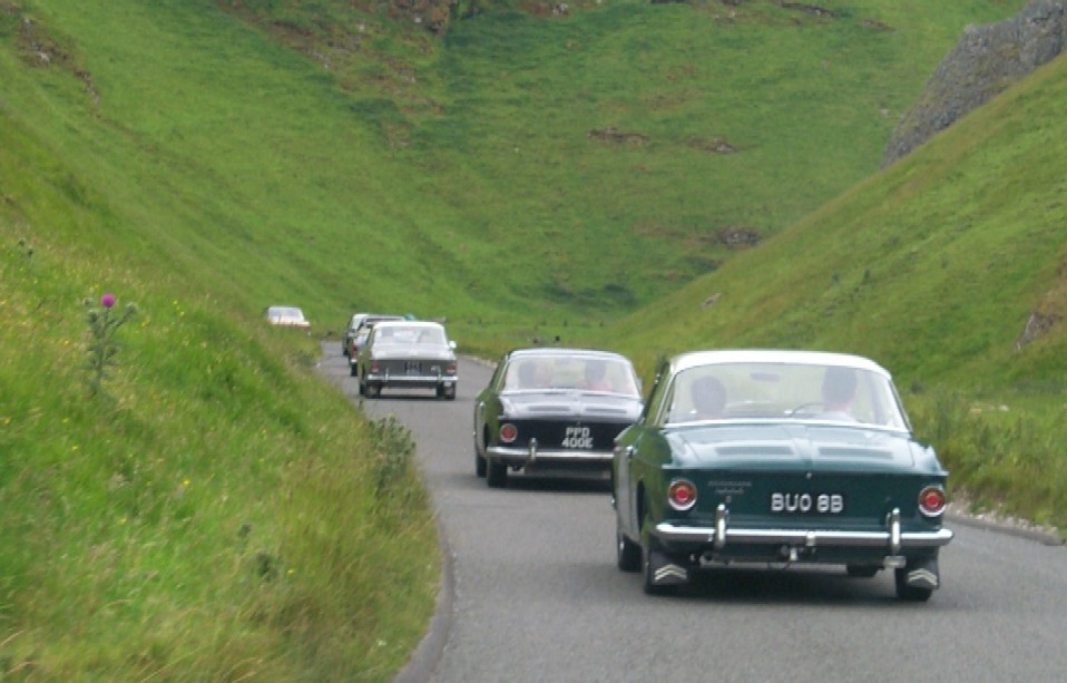 Driving Andy's perfect 1965 M344 in England KG International, Summer 2003