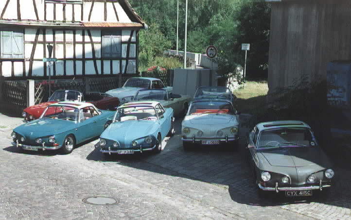 Driving Lars' original Cabrio in Germany 2000